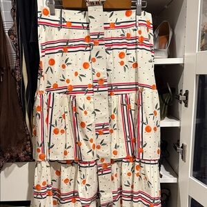 Thai’s Rodrigues Floral Striped Women's Skirt